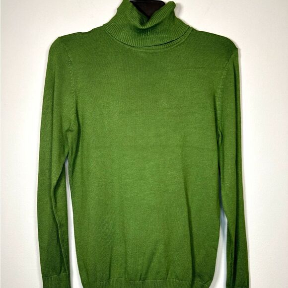 Joseph A Sweaters - NWT green turtle neck sweater
